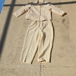 Koret Women's Cream Pantsuit Set #AS19